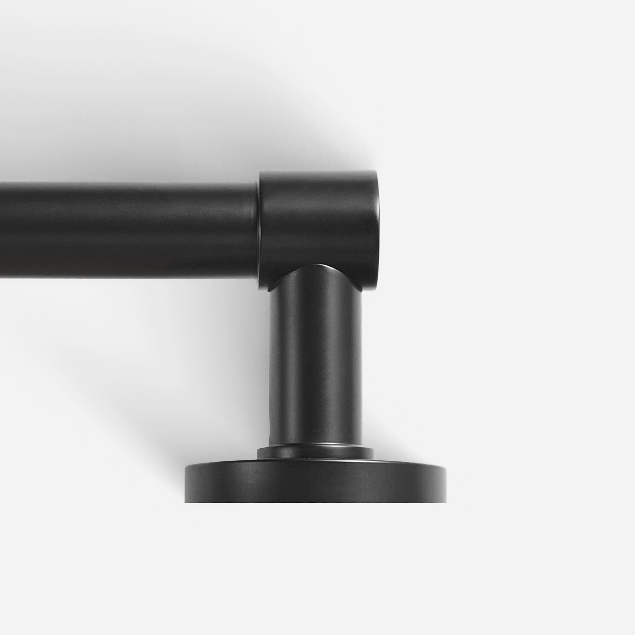 Brescia - Matte Black Brass Lever Handle - Architectural Hardware - Matte Black Brass Lever Handle