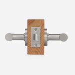 Brescia - Matte Black Brass Lever Handle - Architectural Hardware - Matte Black Brass Lever Handle