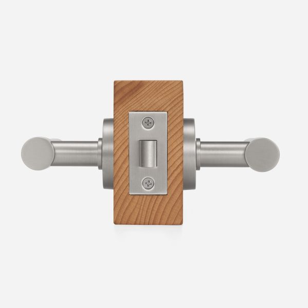 Brescia - Matte Black Brass Lever Handle - Architectural Hardware - Matte Black Brass Lever Handle