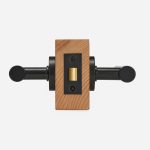 Brescia - Matte Black Brass Lever Handle - Architectural Hardware - Matte Black Brass Lever Handle