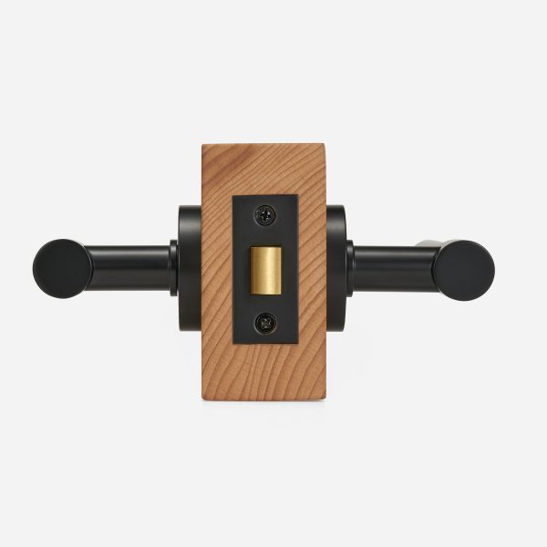 Brescia - Matte Black Brass Lever Handle - Architectural Hardware - Matte Black Brass Lever Handle