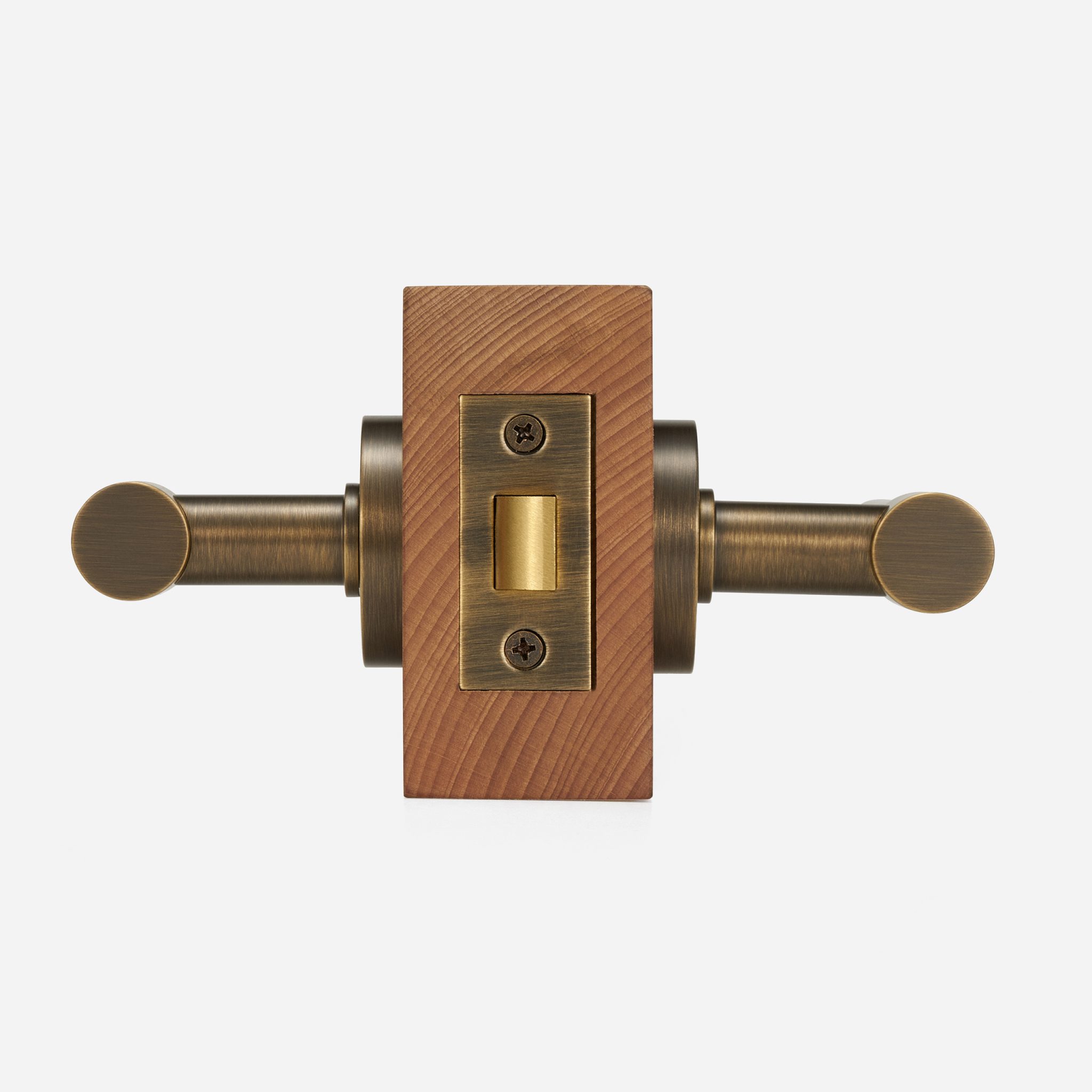 Brescia - Matte Black Brass Lever Handle - Architectural Hardware - Matte Black Brass Lever Handle