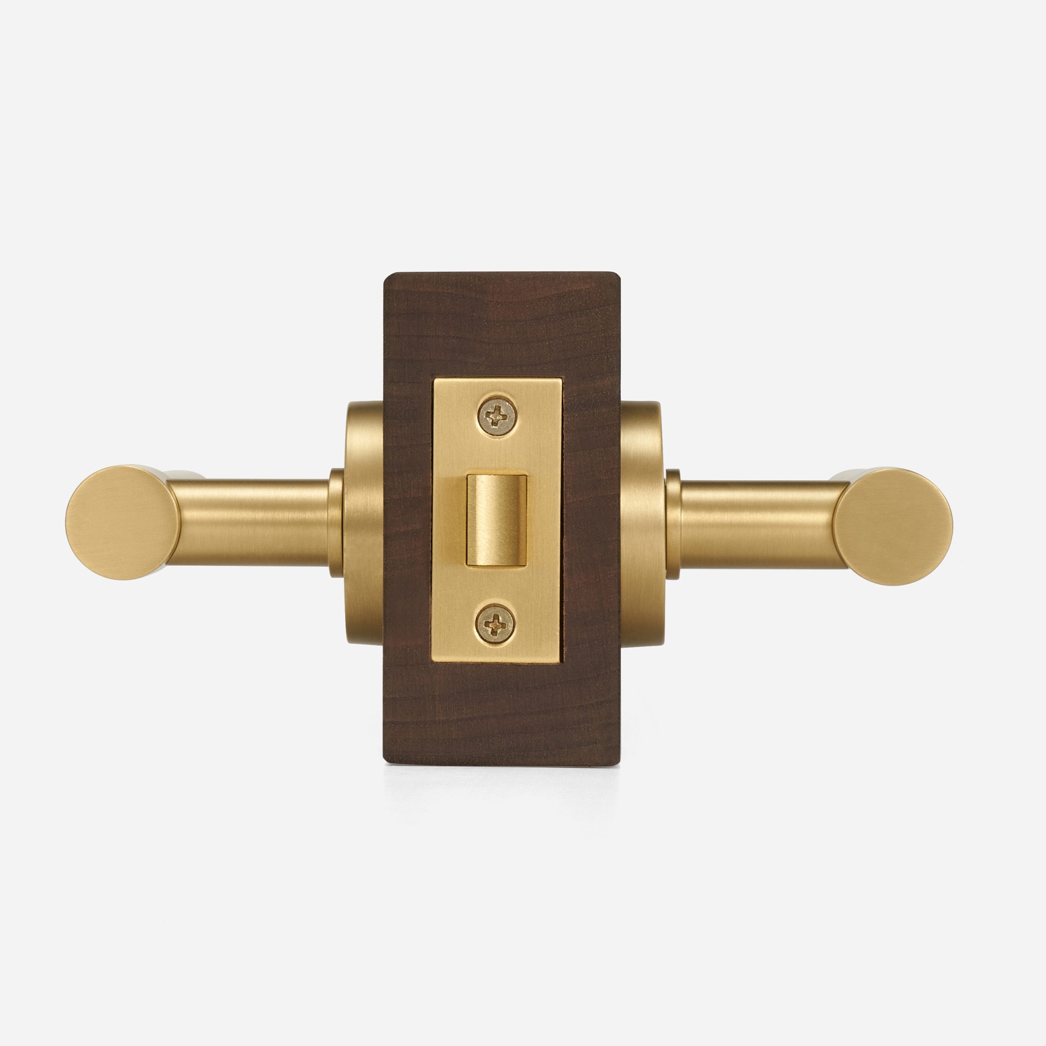 Brescia - Matte Black Brass Lever Handle - Architectural Hardware - Matte Black Brass Lever Handle