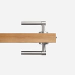 Brescia - Matte Black Brass Lever Handle - Architectural Hardware - Matte Black Brass Lever Handle