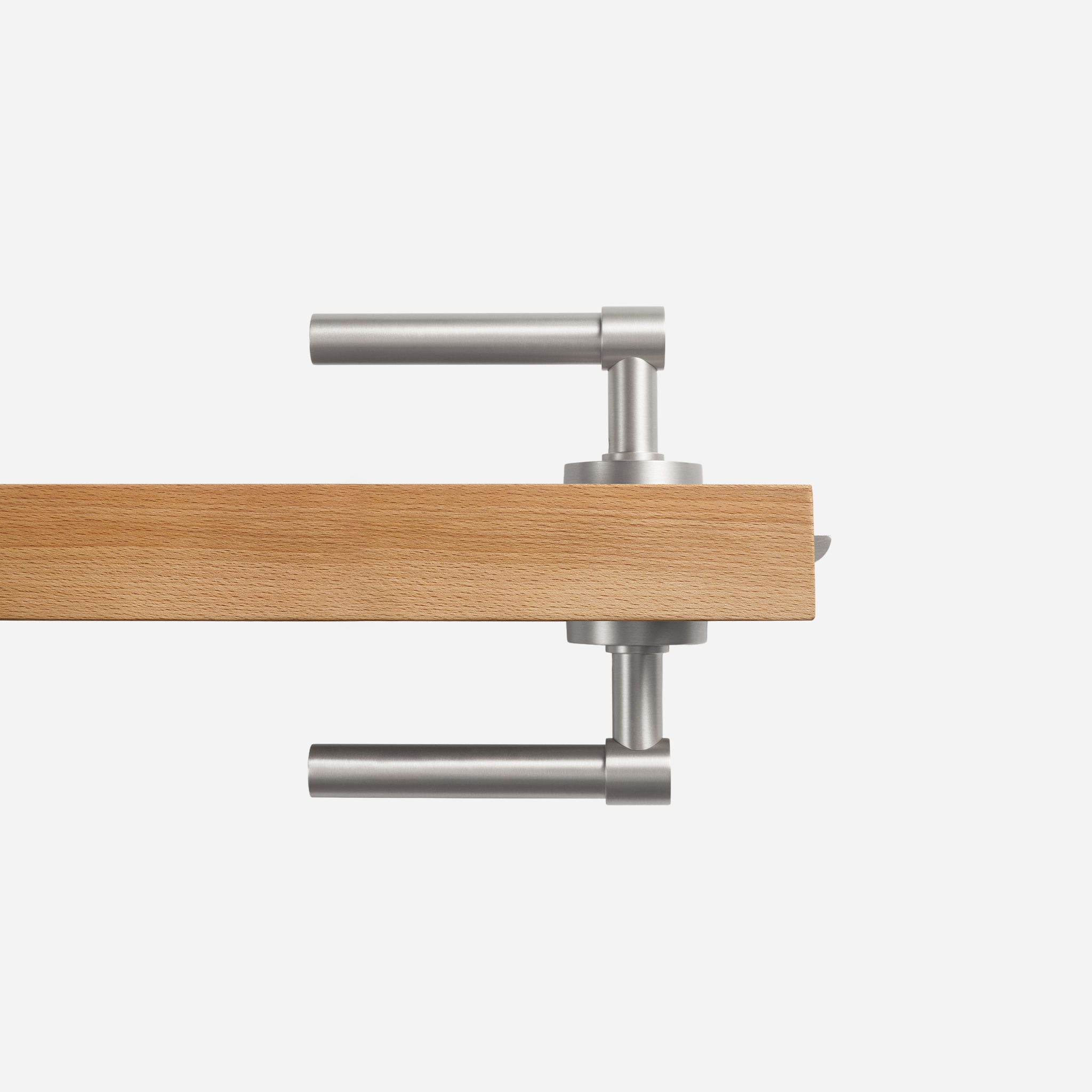 Brescia - Matte Black Brass Lever Handle - Architectural Hardware - Matte Black Brass Lever Handle