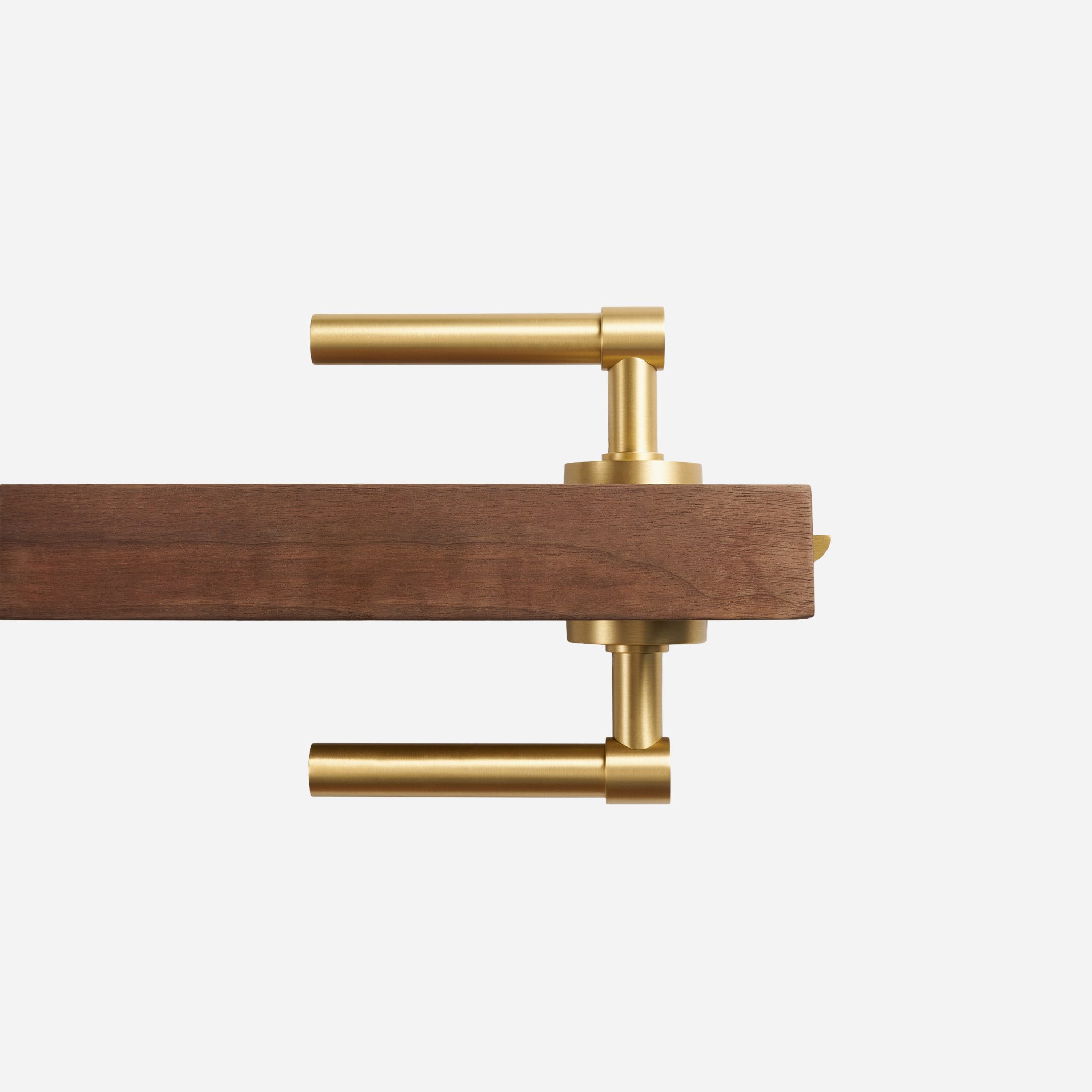 Brescia - Matte Black Brass Lever Handle - Architectural Hardware - Matte Black Brass Lever Handle