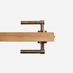 Brescia - Matte Black Brass Lever Handle - Architectural Hardware - Matte Black Brass Lever Handle