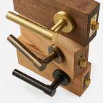 Brescia - Matte Black Brass Lever Handle - Architectural Hardware - Matte Black Brass Lever Handle