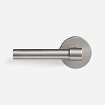 Brescia - Matte Black Brass Lever Handle - Architectural Hardware - Matte Black Brass Lever Handle