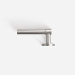 Brescia - Matte Black Brass Lever Handle - Architectural Hardware - Matte Black Brass Lever Handle