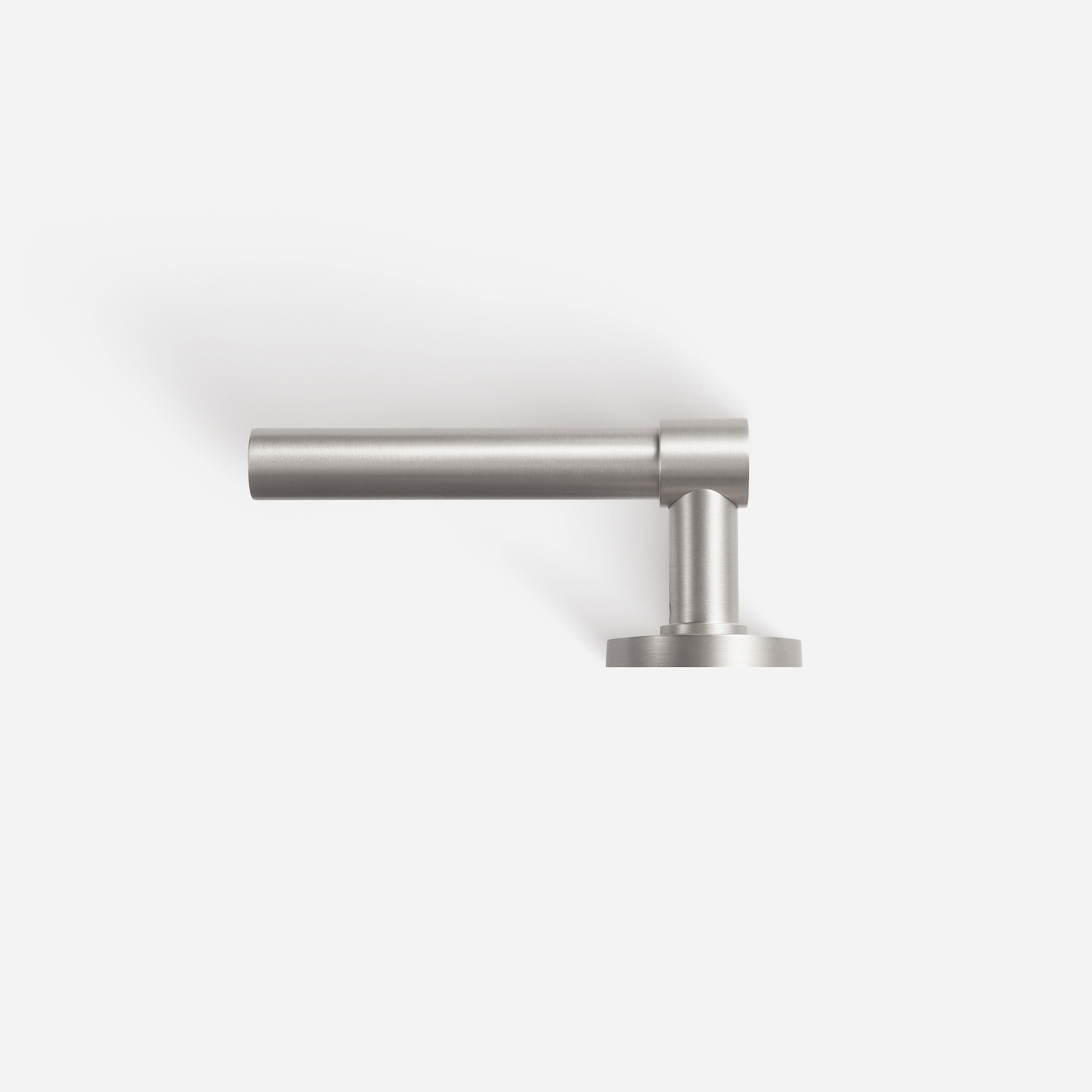 Brescia - Matte Black Brass Lever Handle - Architectural Hardware - Matte Black Brass Lever Handle