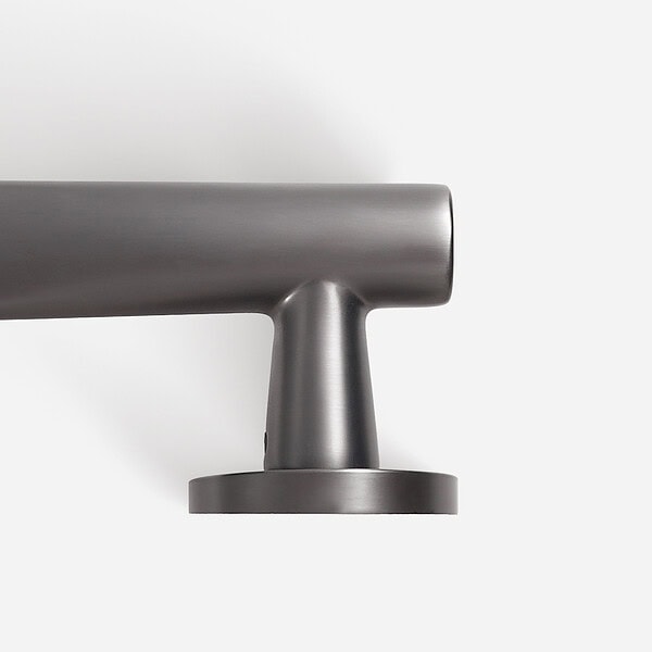 Glasgow - Gunmetal Brass Lever Handle - Door Handles - Matte Black Brass Lever Handle