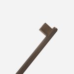 Lecce - Knurled Matte Black Brass Handle - Architectural Hardware - Matte Black Brass