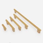 Lecce - Knurled Matte Black Brass Handle - Architectural Hardware - Matte Black Brass