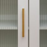 Lecce - Knurled Matte Black Brass Handle - Architectural Hardware - Matte Black Brass