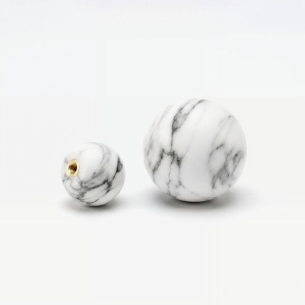 Arabescato ball knob 1 2000x2000