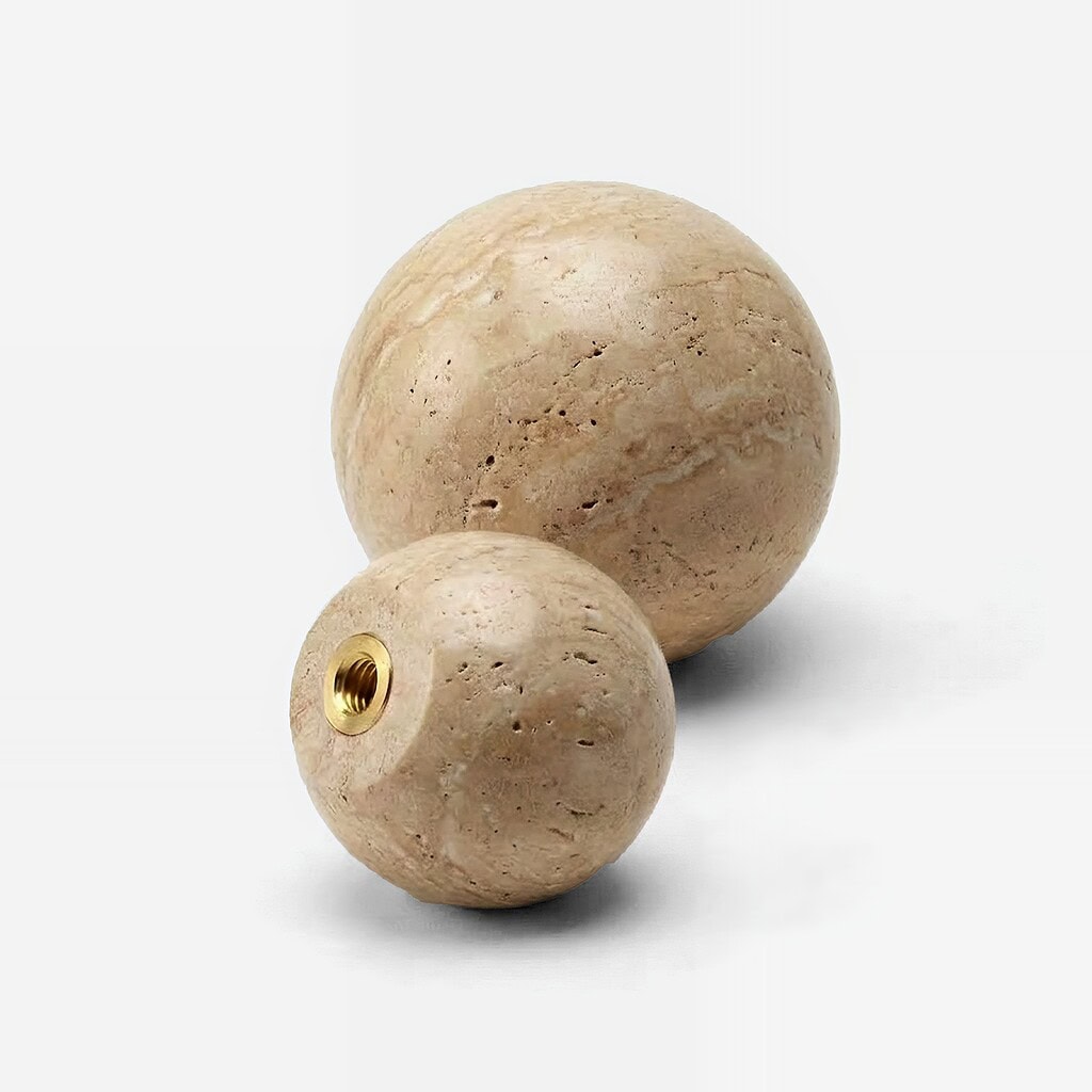 Essentials 93 Travertine ball knob 3 2000x2000