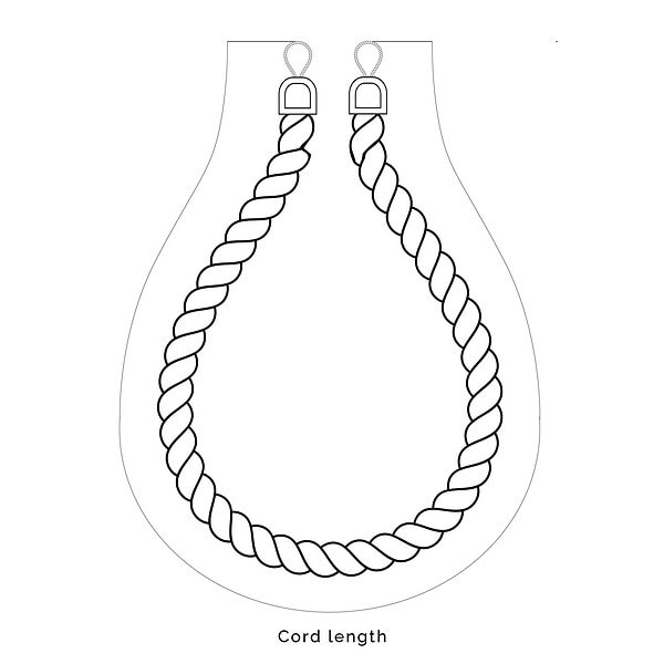 Twist Rope Tie Back