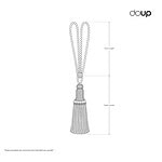 Barrel Cotton Tassel Curtain Tie Back