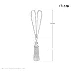 Knotted Cotton Tassel Curtain Tie Back