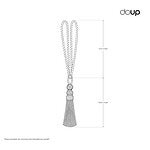 Single Sphere Jute Curtain Tie Back